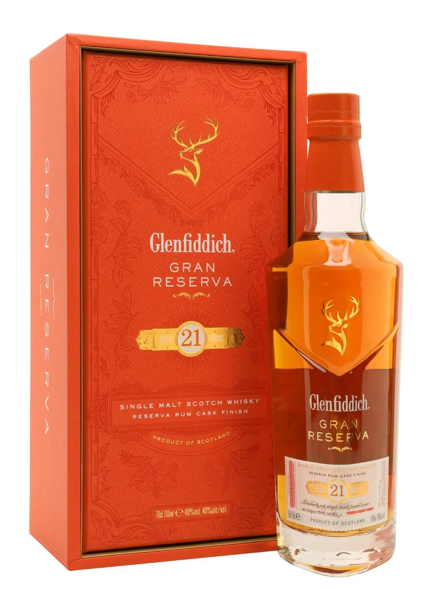 Glenfiddich 21 Year Old Gran Reserva Rum Cask Finish.