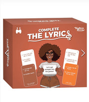 Complete The Lyrics Card Game