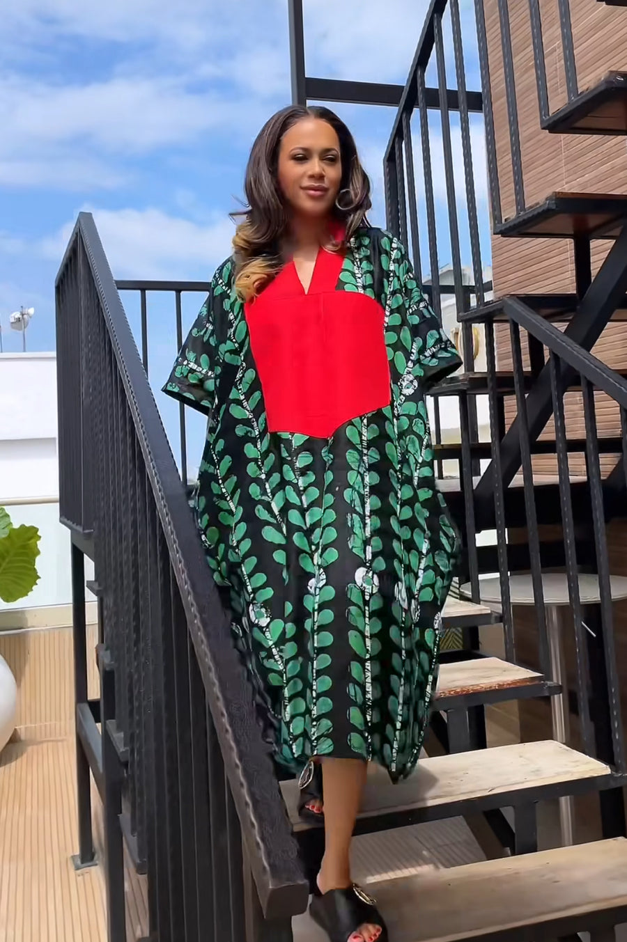 Egwa Adire Kaftan