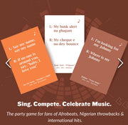 Complete The Lyrics Card Game