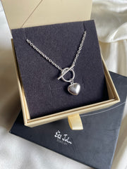 Heart Lock Choker Necklace