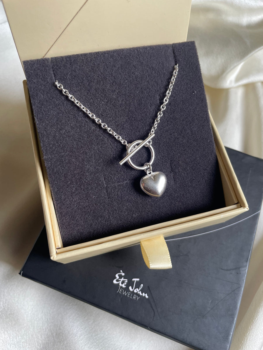 Heart Lock Choker Necklace
