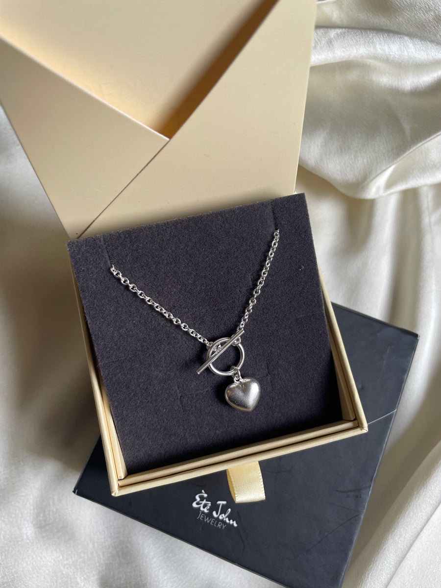 Heart Lock Choker Necklace