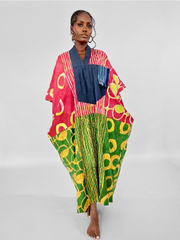 Bokor Midi Adire Kaftan