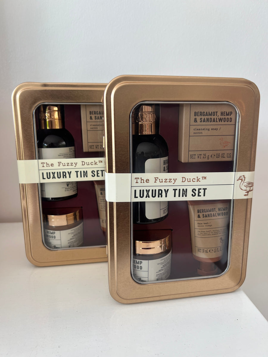 The Fuzzy Duck Hair & Body Care Luxury Tin Set