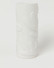 Leaf Emboss Ceramic Vase