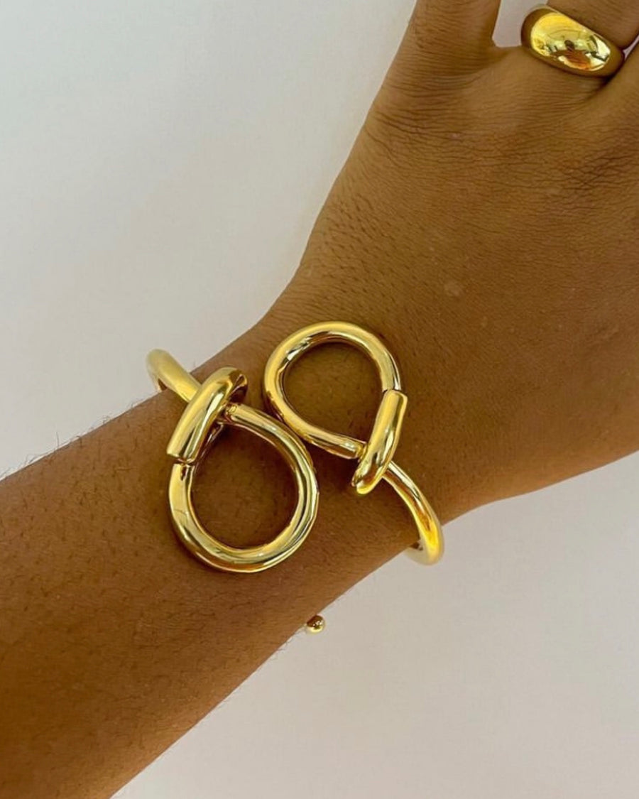 Nina Gold Chunky Bracelet