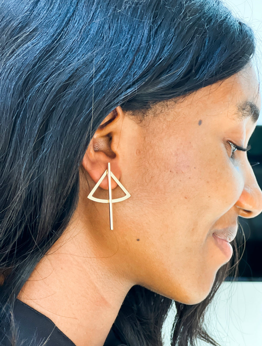Tria Gold Earrings