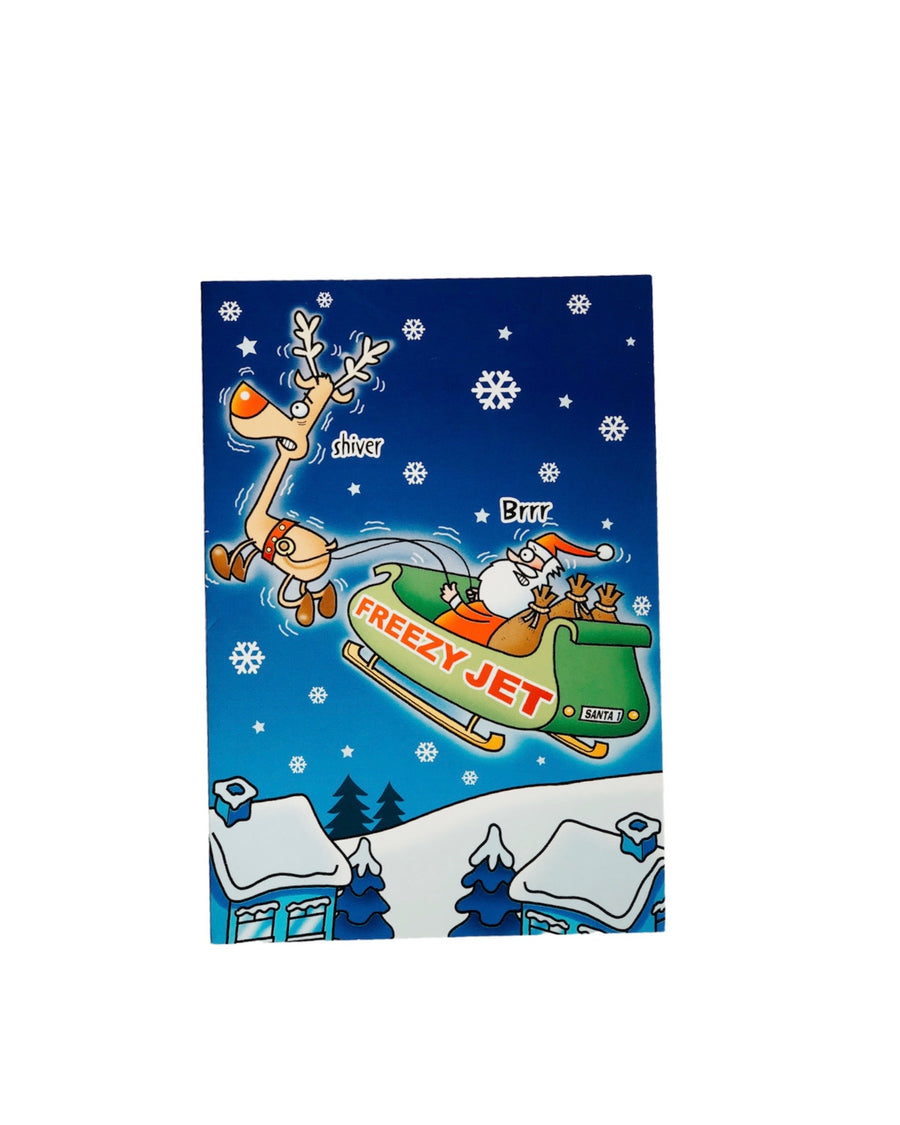 Freezy Christmas Greeting Card