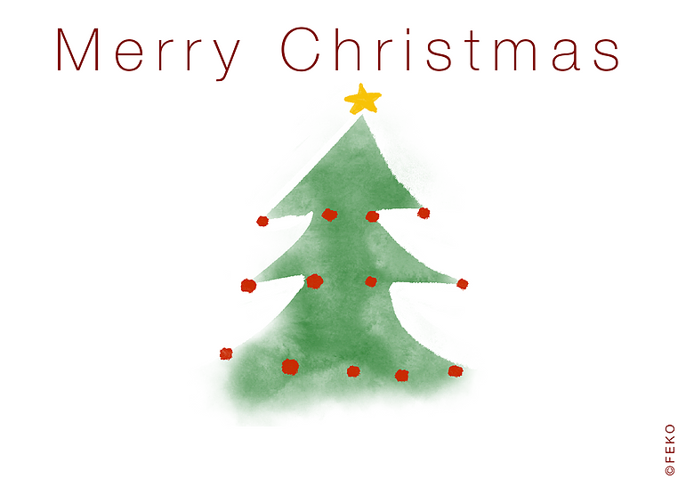 Christmas Tree Greeting Card